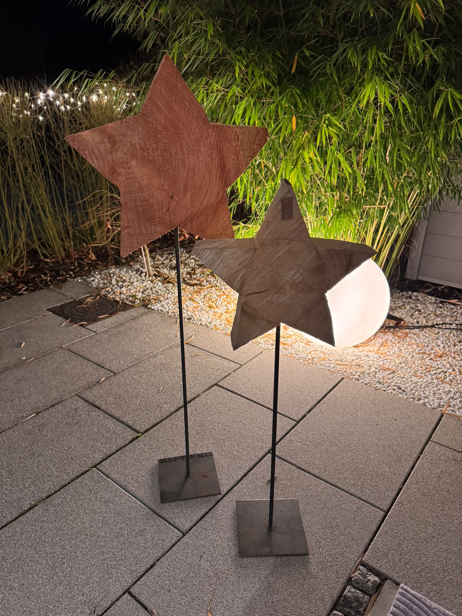 Sterne auf Ständer