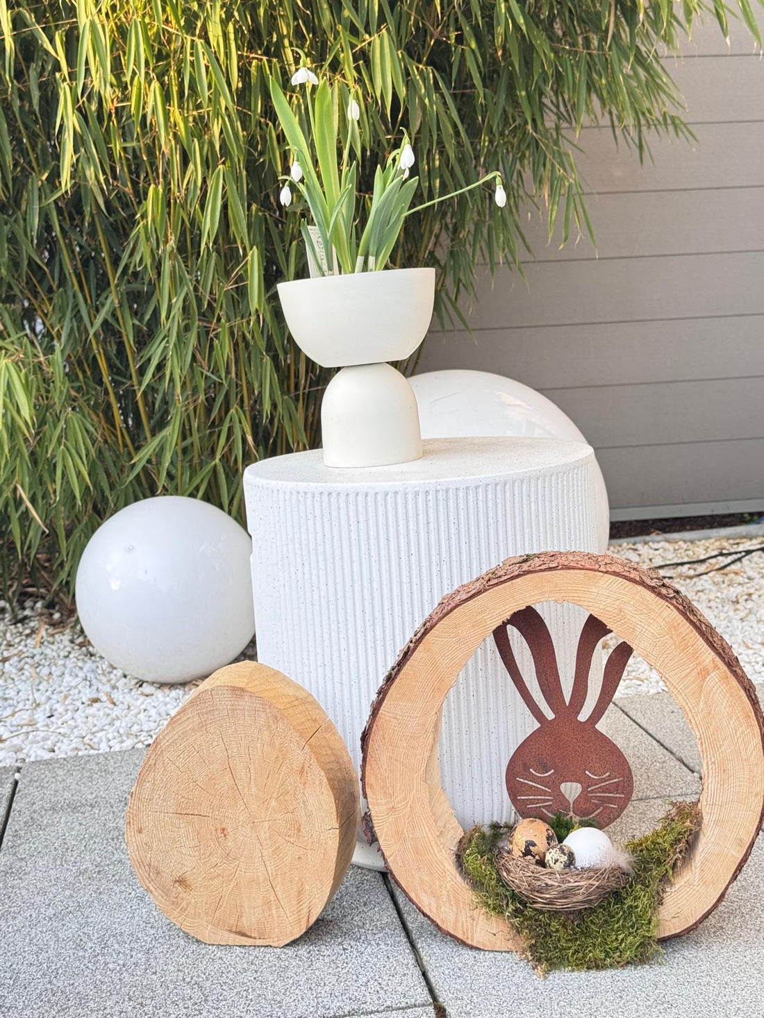 Baumscheibe Motiv Osterei